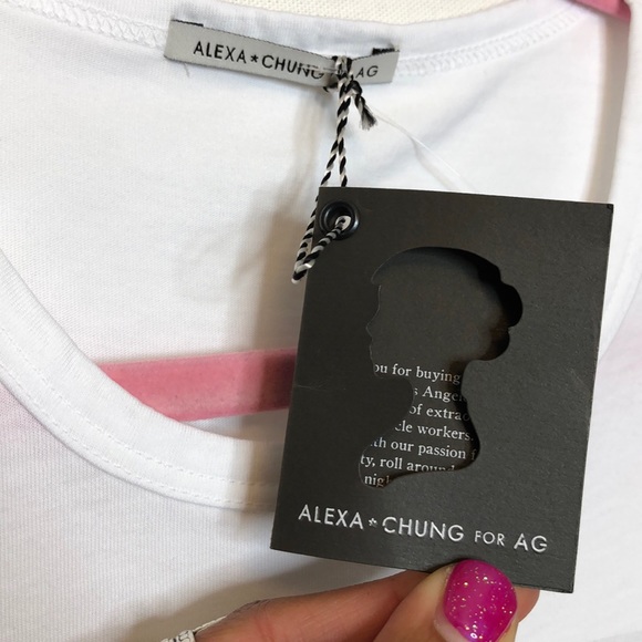 ALEXA CHUNG x AG white/graphic t-shirt 🤍 - Picture 3 of 14